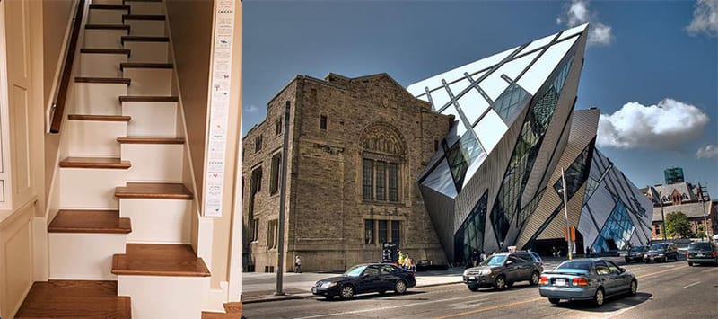 تصاميم متناقضة خارجة عن السياق. هذا لتأكيد أهمية السياق من أجل الانسجام مع المحيط